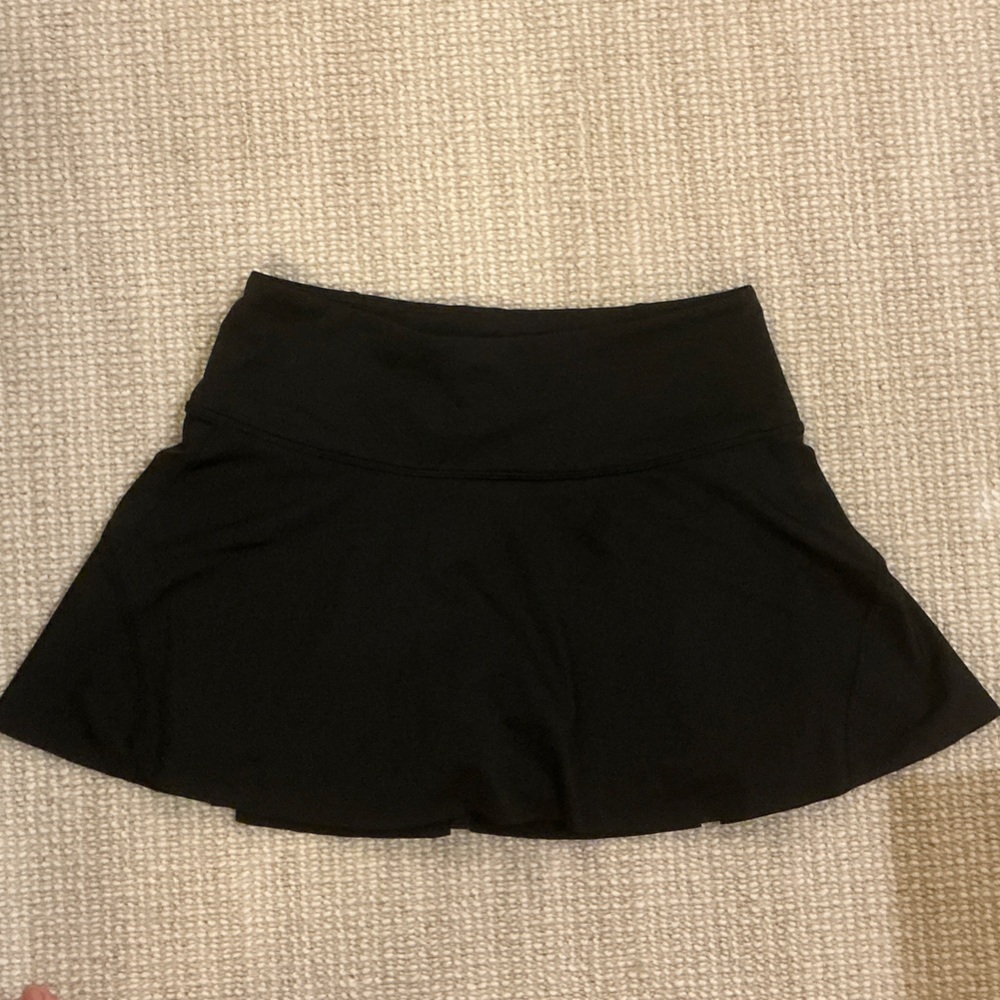 Athleta Classic Black Skater Skirt